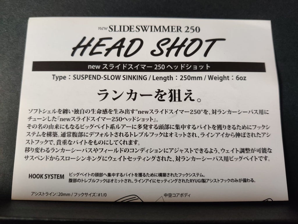 Slide swimmer 250 Head shot Slay