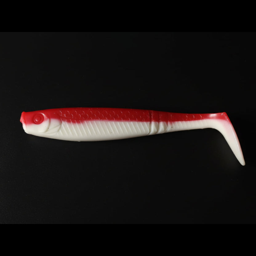 Leurre souple D.A.M. shad paddle tail  10 cm 7 g Red White Slay