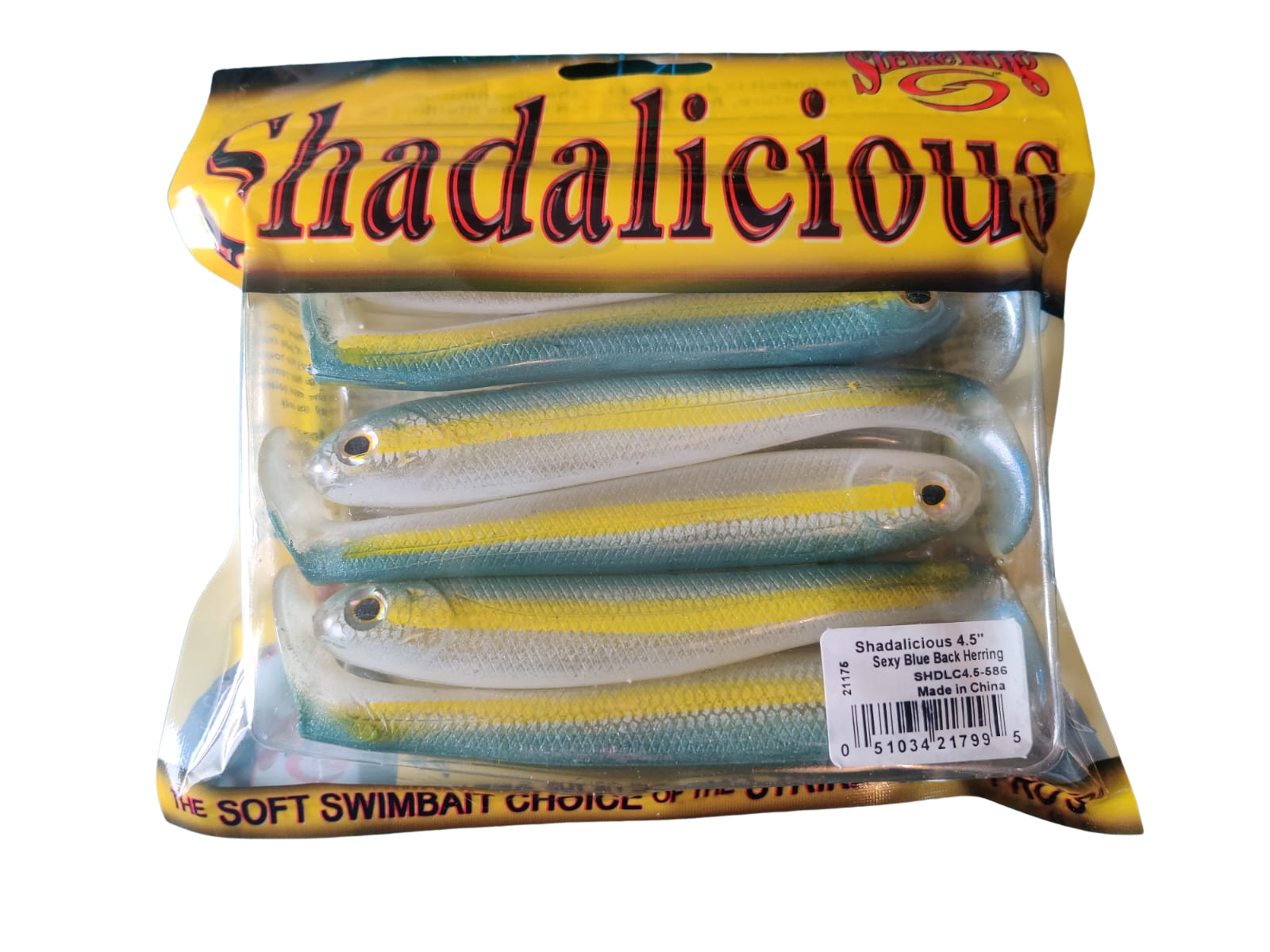 Leurre souple Shadalicious Strike King 11.4 cm / 4.5"