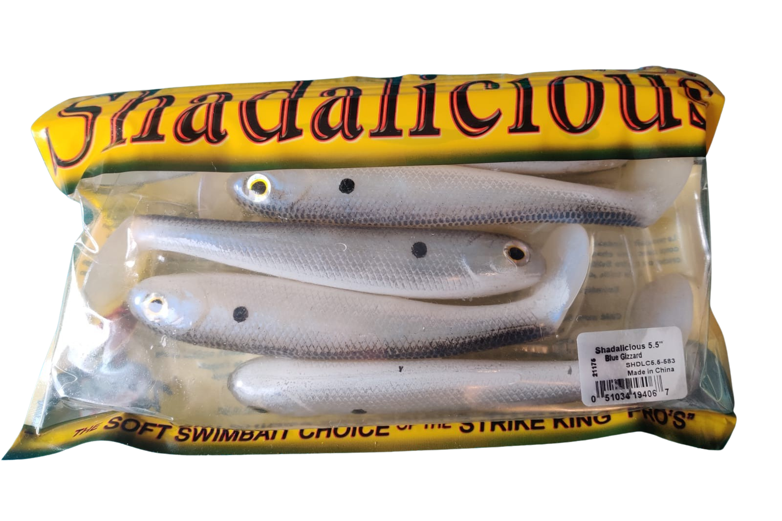 Leurre souple Shadalicious Strike King 14 cm / 5.5"