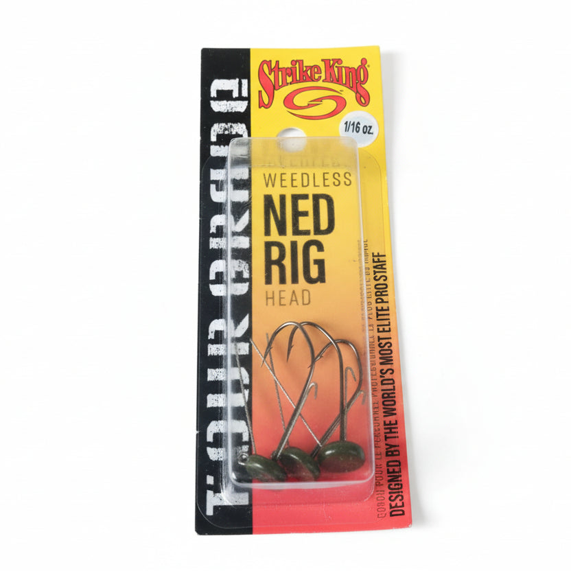 Tête Plombée Strike King Weedless Ned Rig Head Tour Grade 1,8 g