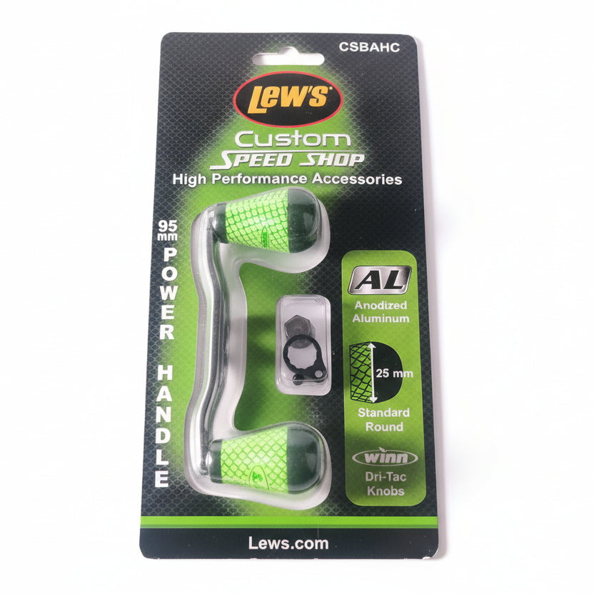 Manivelle Lew's Custom aluminium ou Carbon 95 mm