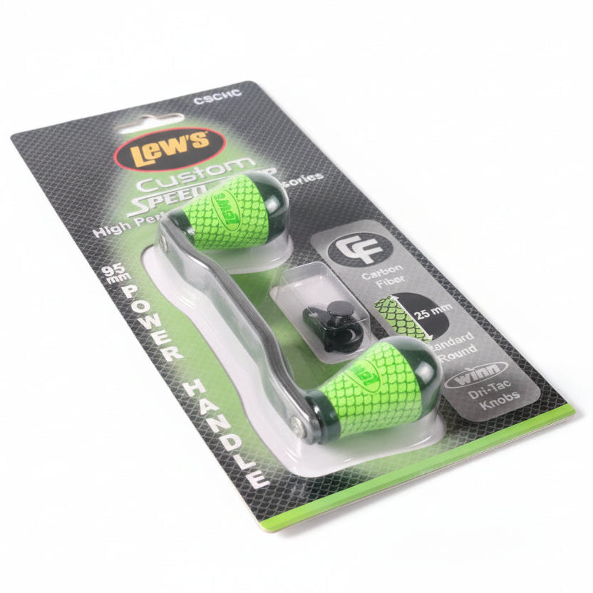 Manivelle Lew's Custom aluminium ou Carbon 95 mm