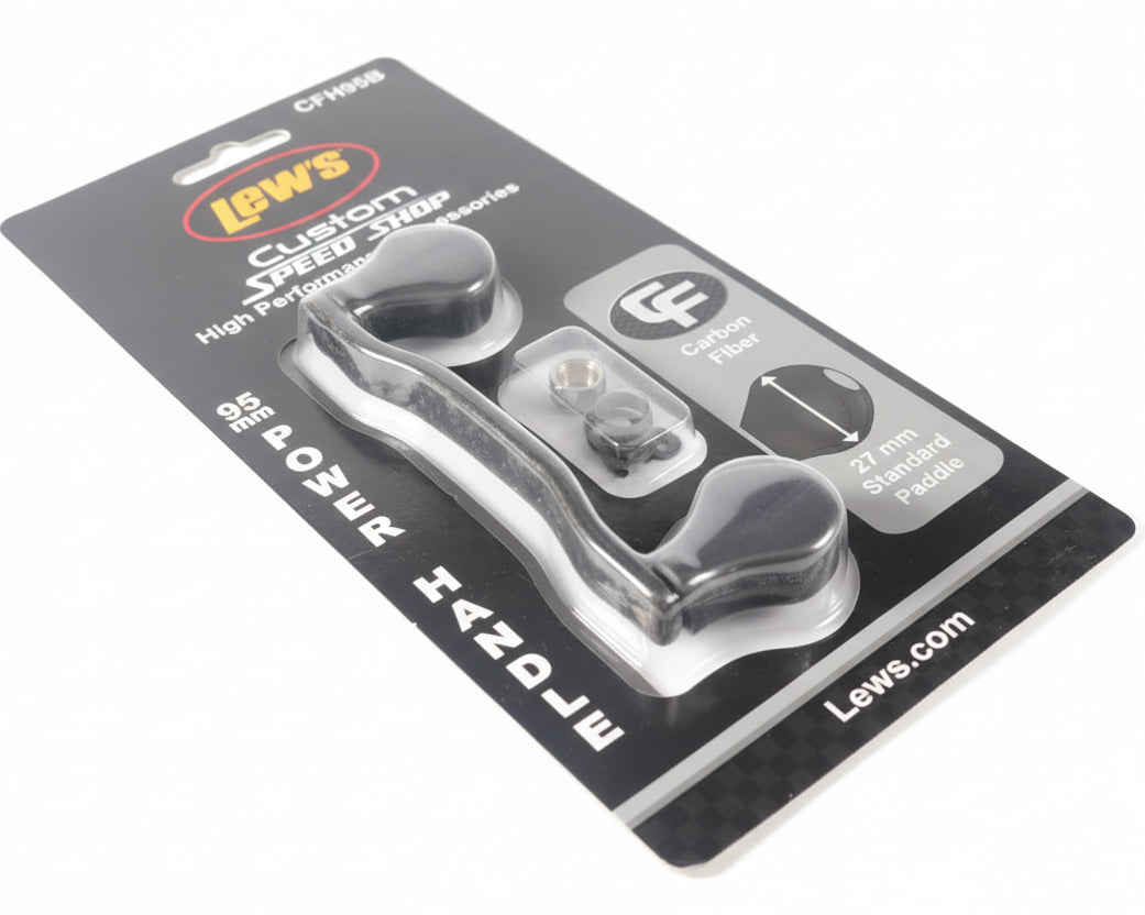 Manivelle Lew's Custom aluminium ou Carbon 95 mm